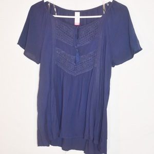 Navy blue blouse!